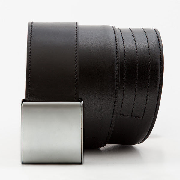 LEGIONÄR 46 mm Leder Schwarz Basic Chrom Matt Verschluss