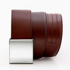 PILOT 46 mm Leder Braun Basic Chrom Glanz Verschluss