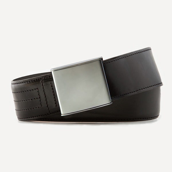 LEGIONÄR 46 mm Leder Schwarz Basic Chrom Matt Verschluss