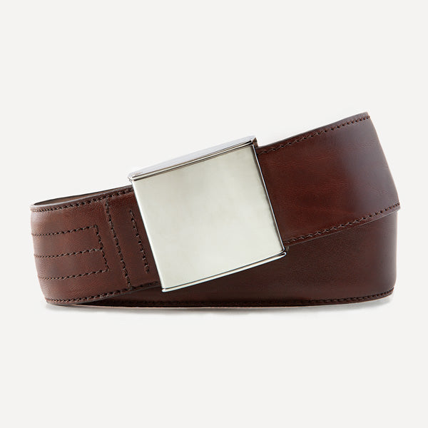 PILOT 46 mm Leder Braun Basic Chrom Glanz Verschluss