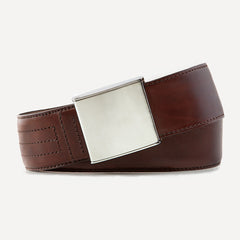PILOT 46 mm Leder Braun Basic Chrom Glanz Verschluss