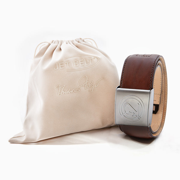 COLONEL 46 mm Leder Braun IN2 Chrom Matt Verschluss