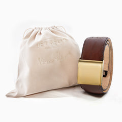 CONSUL 46 mm Leder Braun Basic Chrom Gold Glanz Verschluss