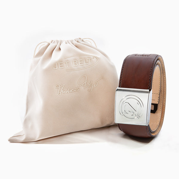 SUPERIOR 46 mm Leder Braun IN2 Chrom Verschluss